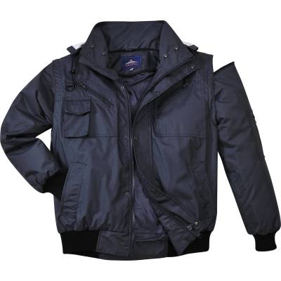 Portwest f465 / Водоустойчиво зимно бомбър яке 4в1 - тъмносиньо, размер l (f465narl)