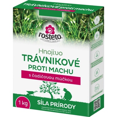 Rosteto Hnojivo s čedičovou moučkou - trávníkové proti mechu 1 kg