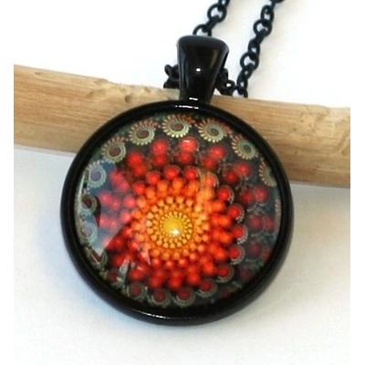 Fashion Jewerly Řetízek Amulet Fibonacci, Spirála, posvátná geometrie 2083