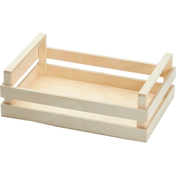 Bisetti Дървен панер тип "Касета" 30x20xh10cm НАТУРАЛ (27104) (014395)