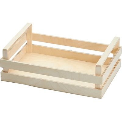 Bisetti Дървен панер тип "Касета" 30x20xh10cm НАТУРАЛ (27104) (014395)