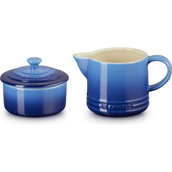 Le Creuset Каничка за мляко и захарница Signature наситено небесносиня 2 части (89331002200003)