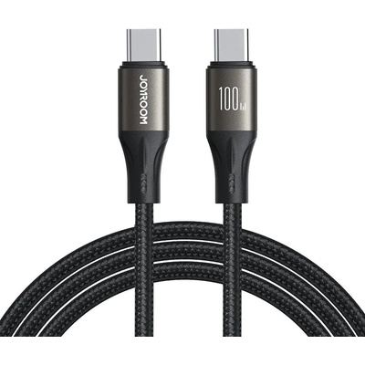 JOYROOM Кабел Joyroom Light-Speed Series SA25-CC5, 100W, USB-C към USB-C, 1.2m, черен (SA25-CC5)