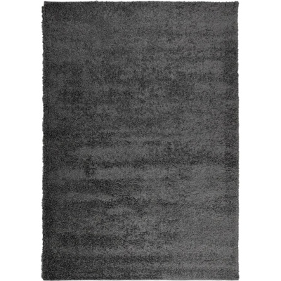 Шаги килим с дълъг косъм, модерен, антрацит, 160x230 см