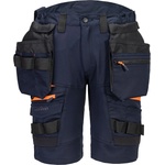 Portwest dx4 holster dx444 / Еластични къси панталони - тъмносиньо uk 33/eu 48 (dx444nvr33)