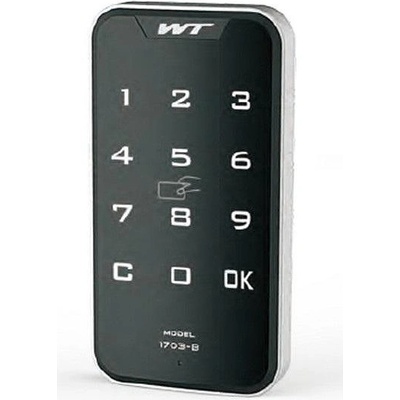 TTLock Електронна брава за шкафове с RFID карта за достъп 13.56 Mh и клавиатура за шкафове ASD 1703B-BT (CHWL032)