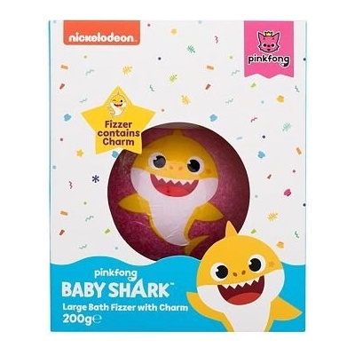 Pinkfong Baby Shark Bath Fizzer bomba do kúpeľa pre deti, 200 g