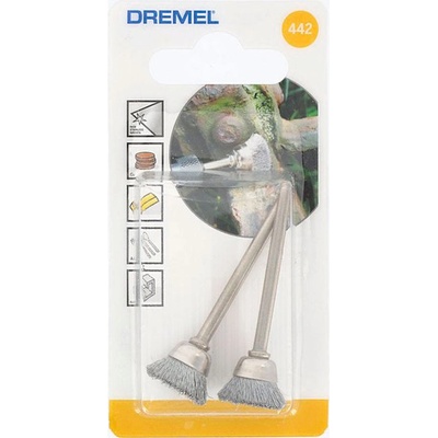 Dremel ГРУБА ТЕЛЕНА ЧЕТКА 2 БР. dremel (8710364070350)
