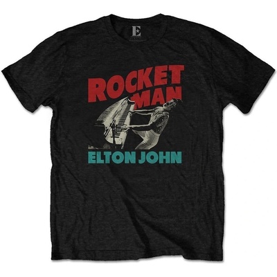Elton John tričko Rocketman Piano čierne