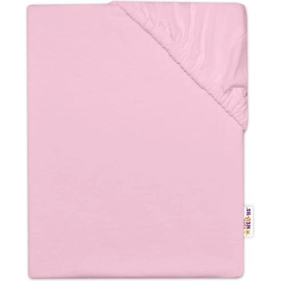 Baby Nellys jersey plachta svetlo ružová 60x120