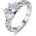 Silenti Jewelry Сребърен пръстен "Възторг" - 6 - 52мм (16.6мм диам. )