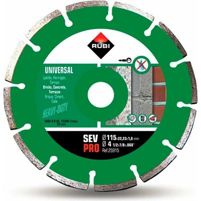 Rubi Diamantový kotúč 115 mm 25915