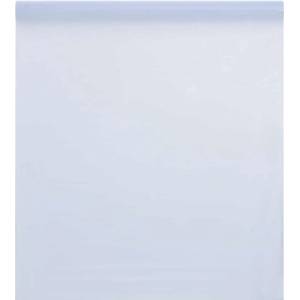 vidaXL Фолио за прозорци статично бял мат 90x1000 см PVC (155827)
