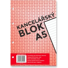 Bobo blok lepený blok, děrovaný A5 linkovaný 50 listů