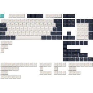 Dark Project Navy Blue ANSI & ISO Комплект капачки за механични клавиатури (KS-1060)
