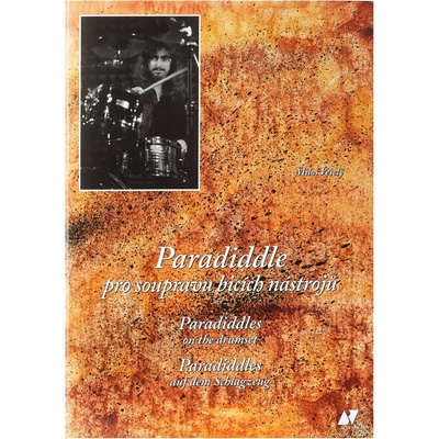 KN Paradiddle pro soupravu bicích nástrojů kniha s CD Miloš Veselý