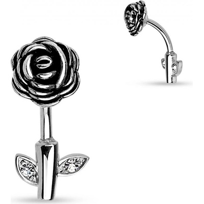 Marre piercing do pupíku růže HWN15804