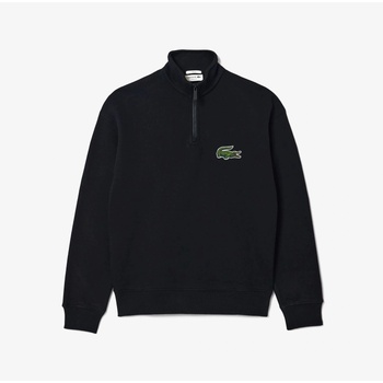 Lacoste Поларена блуза LACOSTE Rg quarter Zip Fleece Top - Black 031