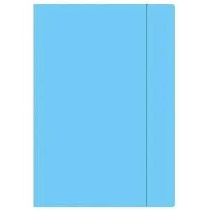 Interdruk Briefcase with elastic band A4+ Fluo blue (10pcs)
