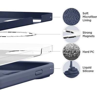 elago Silicone Case Magsafe iPhone 13 - Jean Indigo