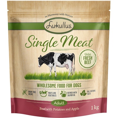 Lukullus Single Meat hovězí bez obilnin 5 x 1 kg