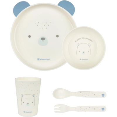 Kikka Boo Сет за хранене пластмаса Bear with me Blue (kikka-31302040136)