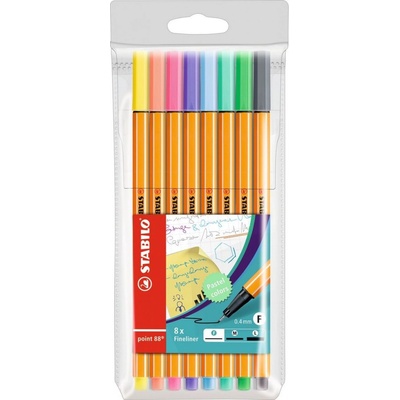 Stabilo Point 88 8 ks pastel sada