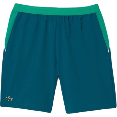 Lacoste Мъжки шорти Lacoste SPORT x Novak Djokovic Colorblock Shorts - green/white