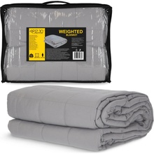 4FIZJO Záťažová prikrývka antistresová záťažová prikrývka 6,8 kg sivá 200x150