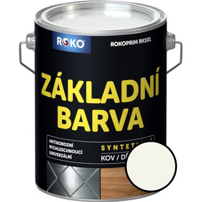 Rokospol Rokoprim základní barva RK 101 bílá, Objem: 3,2L