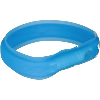 TRIXIE flash light band USB L-XL - USB Светещ нашийник за кучета -3X70см цвят син
