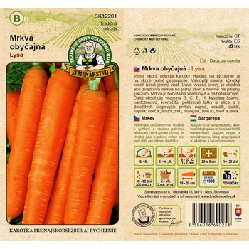 Mrkva obyčajná - Lysa 5 g