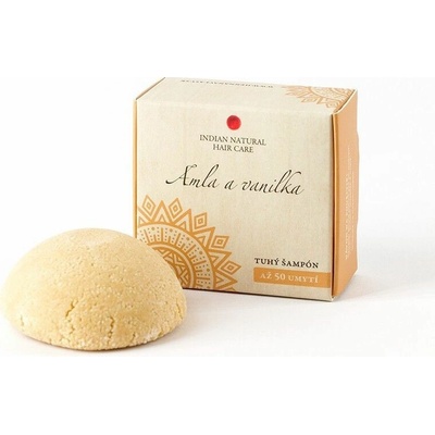 Indian Natural Hair Care Amla a vanilka tuhý šampón 60 g