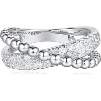 Silverino Prsteň so zirkónmi 8727