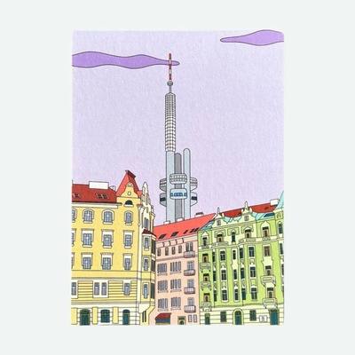 Plakát Žižkovská věž