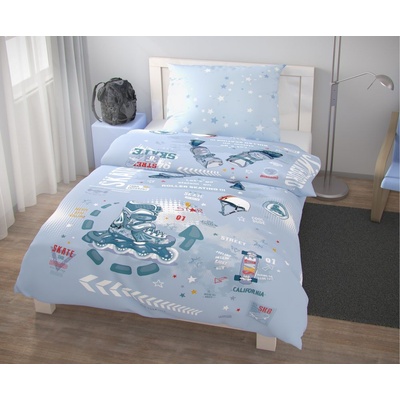 Kvalitex obliečky pre mladých Skate 140x200 70x90