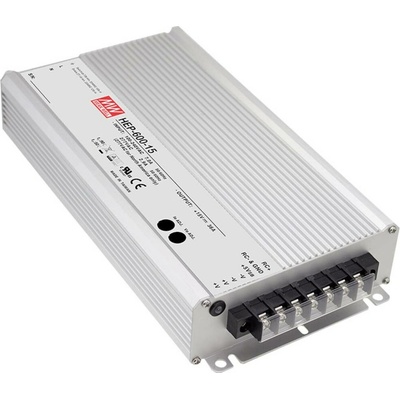 MEAN WELL HEP-600-24 Napájecí zdroj: spínaný; k vestavbě,modulový; 600W; 24VDC; OUT: 1