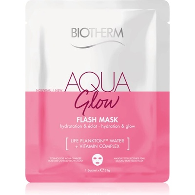 Biotherm Aqua Glow Flash Mask платнена маска 31 гр