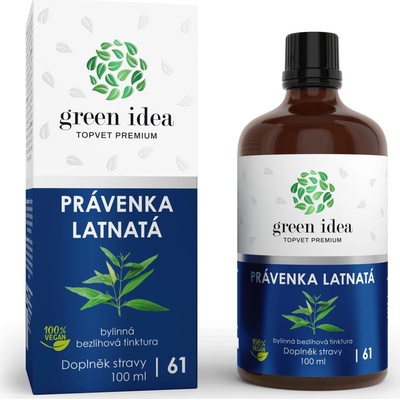 Green idea Tinktura bezlihová Právenka latnatá 100 ml