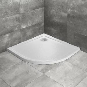 Radaway Doros A Stone полукръгло душ корито 90x90 см бял акрил (SDRA9090-01-04S)