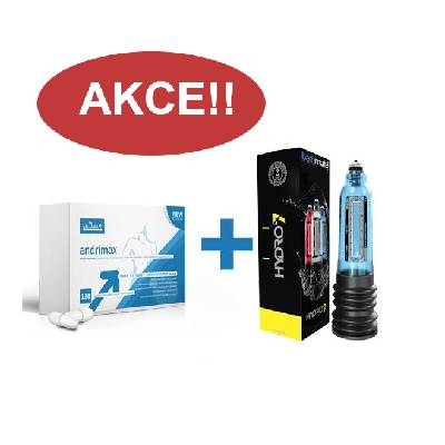 Akční set Bathmate HYDRO7 a Andrimax 120 Kapslí za zvýhodněnou cenu