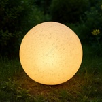 LAMKUR Външно декоративно осветително тяло LUMISTONE 1xE27/15W/230V IP65 диаметър 38 см (LA57057)