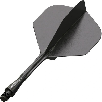 Winmau letky s násadkou Fusion černé, standardní letky 22 mm – Zbozi.Blesk.cz