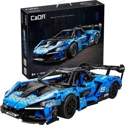 Double E CaDa 63003 Sportovní auto Dark Knight GTR 2088 ks