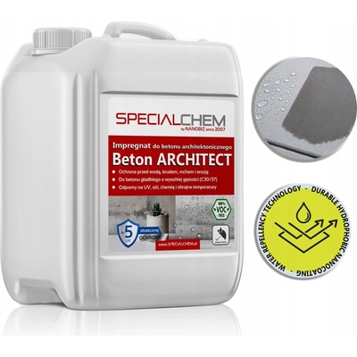 Hydrofóbna impregnácia na architektonický betón SPECIALCHEM 5L