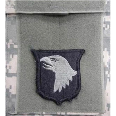 MILITARY RANGE Nášivka 101st AIRBORNE DIVISION VELCRO - FOLIAGE