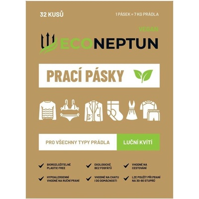 EcoNeptun prací pásky s vůní lučního kvítí 3 x 32 ks