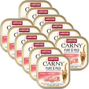 Animonda Carny Pure & Mild Adult - пиле и скариди 12 x 100 г