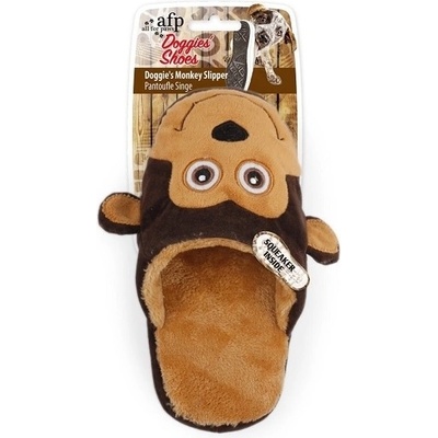 AFP plyšový pantofel Doggies Shoes opica 21,8 cm