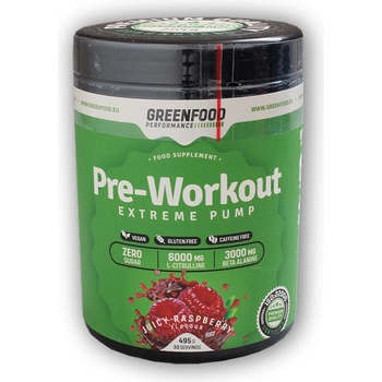 GreenFood Pre-Workout 495 g